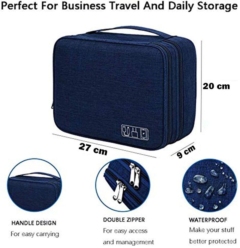 Double Layer Gadget Organizer Storage Bag